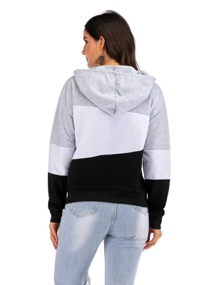 Patchwork Retro Sports Hoodie