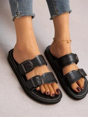 Eco-Friendly Buckle Open Toe Summer Slippers