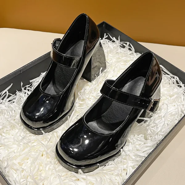 Patent Leather Platform Pumps - Image 6