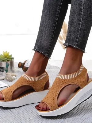 Eco-Friendly Plus Size Casual Platform Sport Sandals