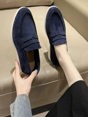 Stylish spring slip-on loafers