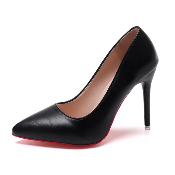 Simple Elegant  Black High Heels - Image 6