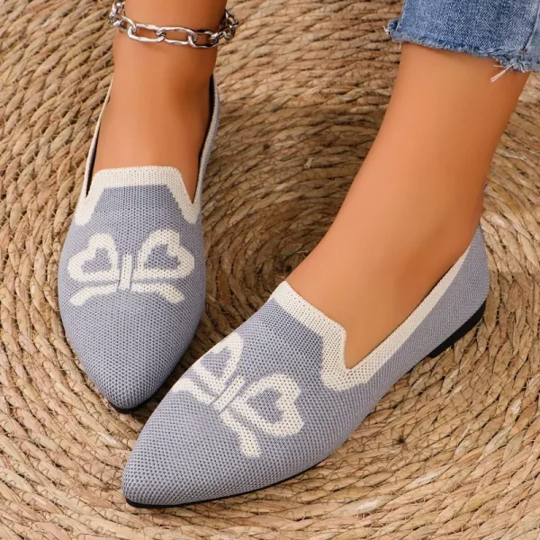 Leisure Pointed Knitting Elastic Comfortable shoes - Image 4