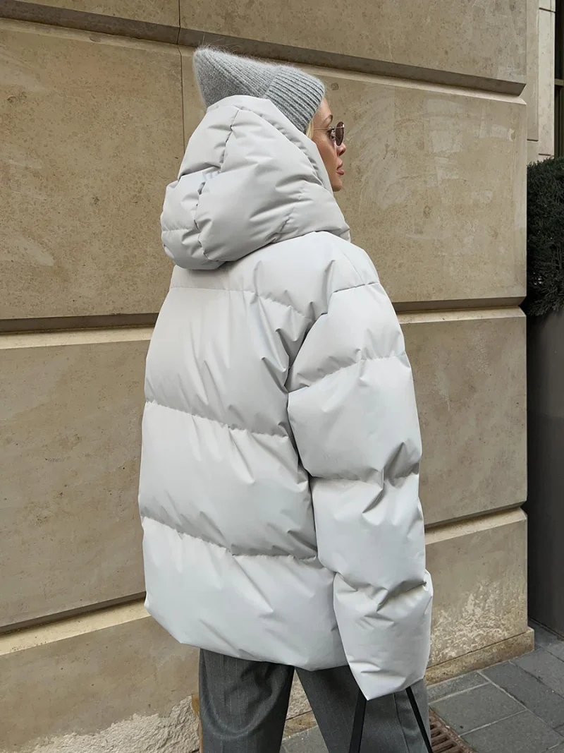 Eco-friendly Vintage Quilted Cotton Puffer Jacket - Image 7