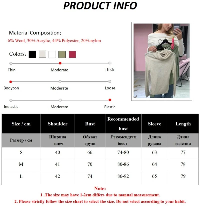 Eco-friendly Knitted Wool Slim Fit Sweater - Image 2