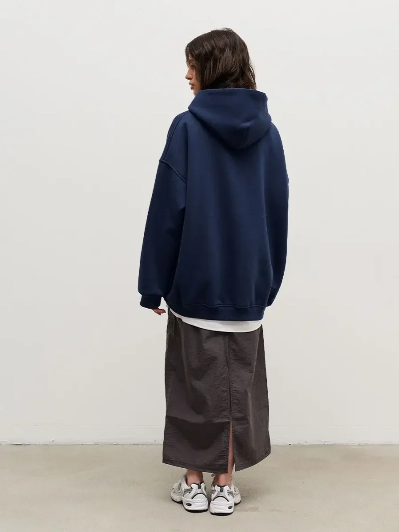 Eco-friendly Oversized Fleece Hoodies for Women - Image 2