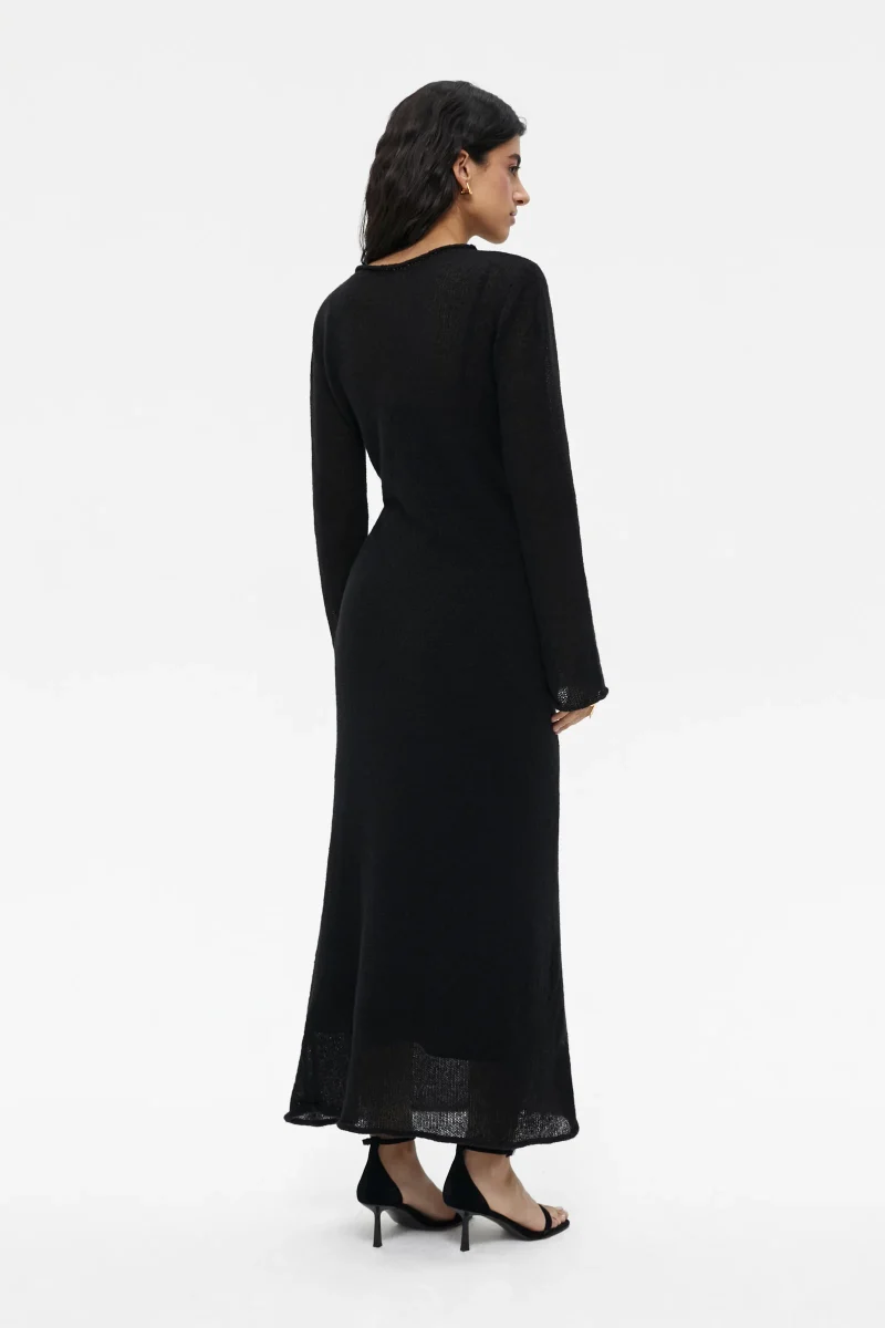 O-Neck Knitted Dress and Camisole Skirt Set - Image 3
