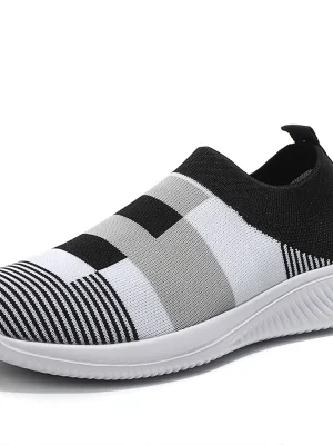 co-Friendly Knitted Slip-On Flats Sneaker