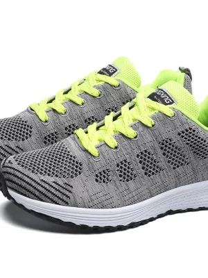 Eco-Friendly Breathable Mesh Walking Sneakers