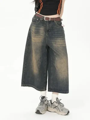 Vintage Loose Jorts Jeans Y2k Streetwear Shorts