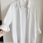 Eco-friendly Cotton Long Sleeve Office Shirt