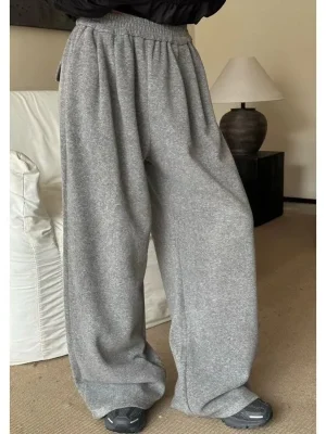 Grey Sweatpants: Baggy Korean Harajuku Style