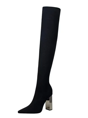 LazySeal Stretch Fabric Over-the-Knee Boots