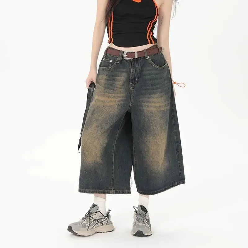 Vintage Loose Jorts Jeans Y2k Streetwear Shorts - Image 3