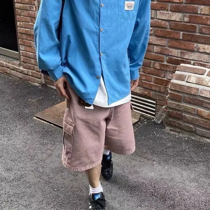 Vintage Oversized Jorts: Y2K Harajuku Cargo Shorts - Image 6