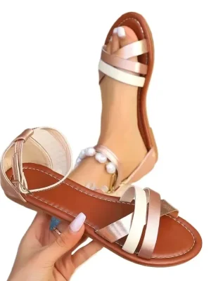 Roman Strap Non-Slip Flat Sandals