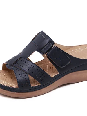 Fashionable Open-Toe Non-Slip Wedge Sandals