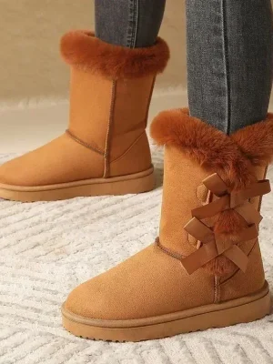 Winter Mid-Calf Thick Sole Non-Slip Boots