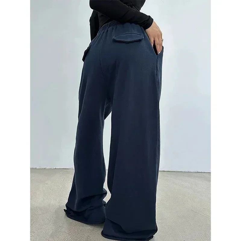 Grey Baggy Sweatpants: Korean Oversize Wide Leg - Image 6