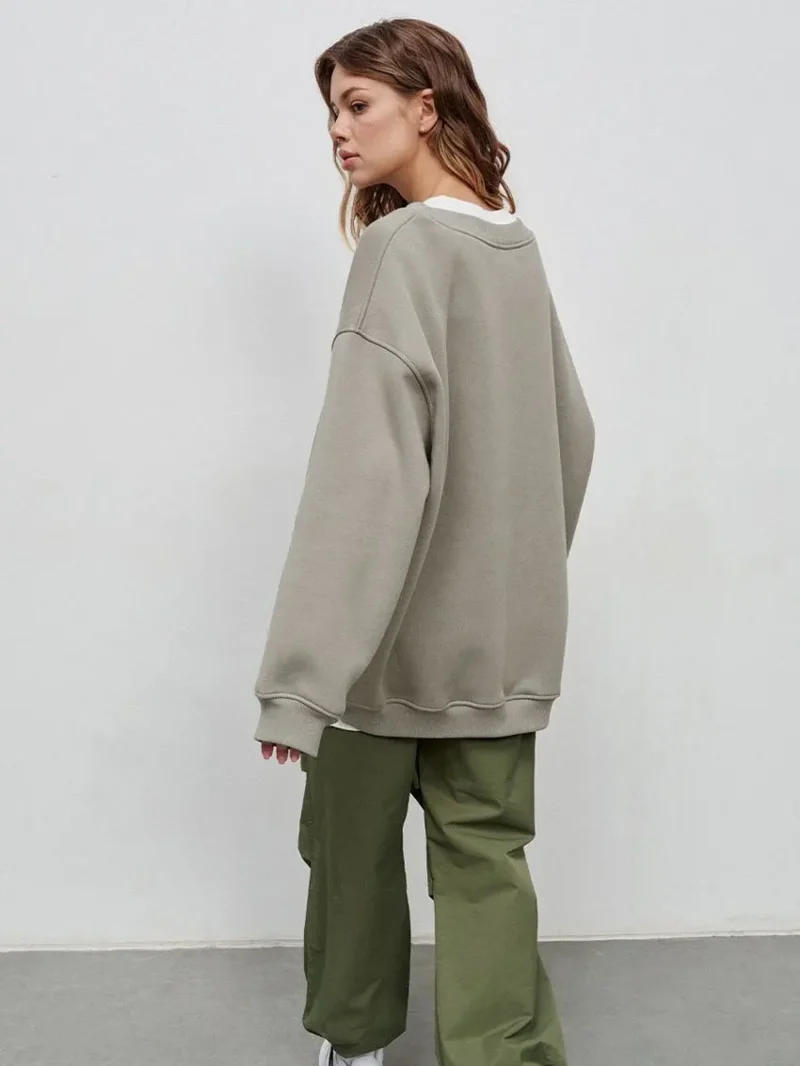 Eco-friendly Oversized Fleece Hoodies - Image 7