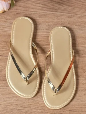 Comfortable Solid Color Casual Slippers