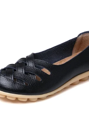 Eco-Friendly Soft Leather Women’s Loafers