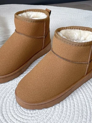 Australian Round Toe Flat Heel Snow Boots