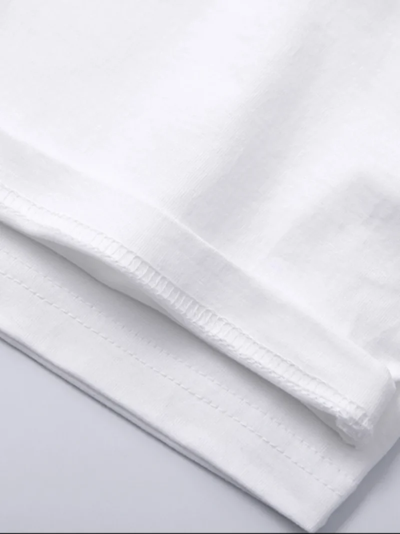 Eco-friendly Cotton Short Sleeve Loose T-shirt - Image 4
