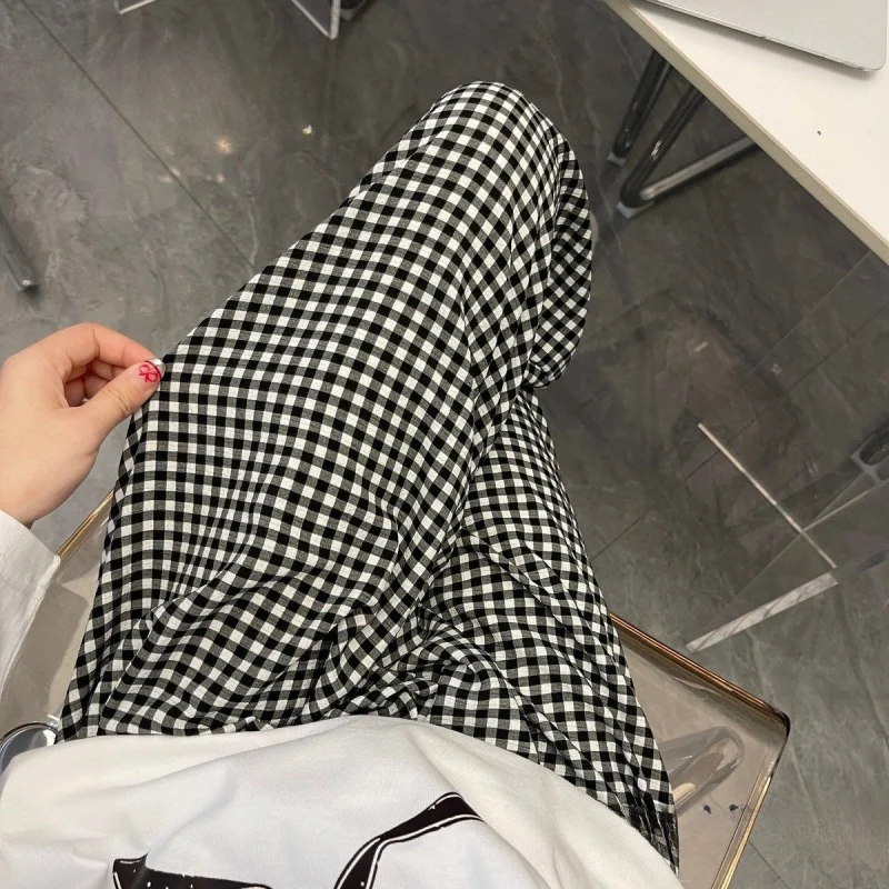 Plaid Loose Harajuku Pants - Image 4