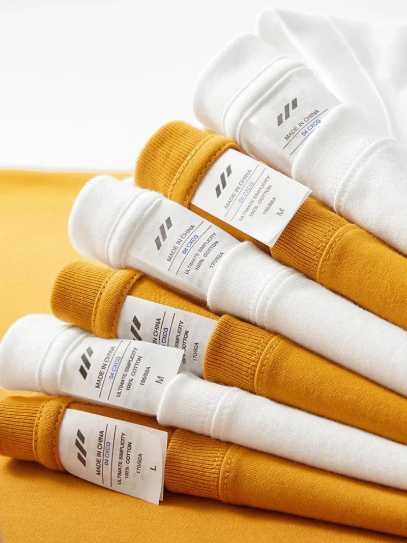 Eco-friendly Cotton Basic Long Sleeve T-Shirt - Image 6