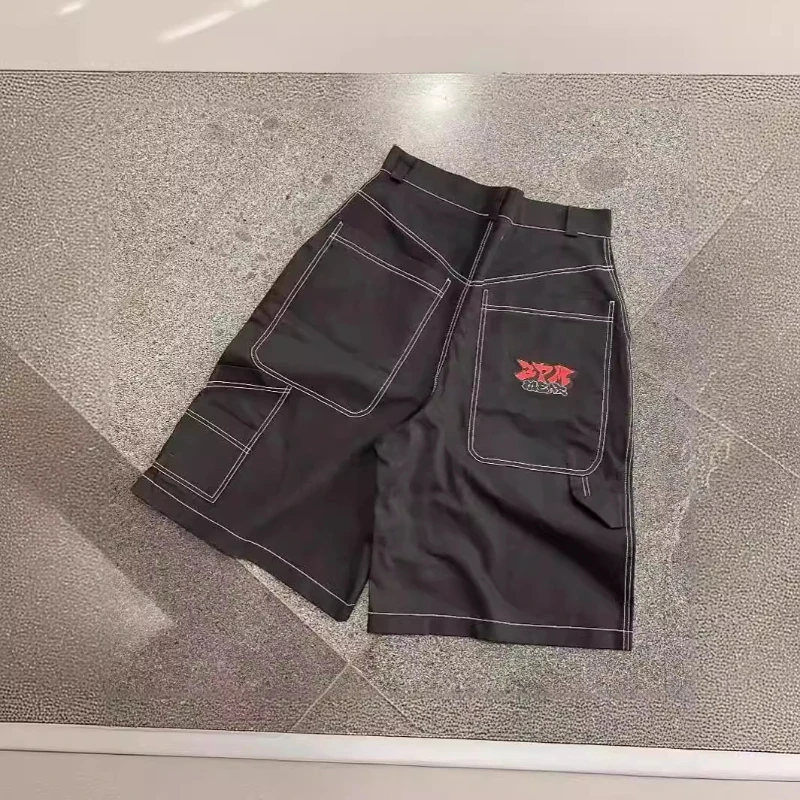 Vintage Hip Hop Oversize Denim Jorts - Image 4