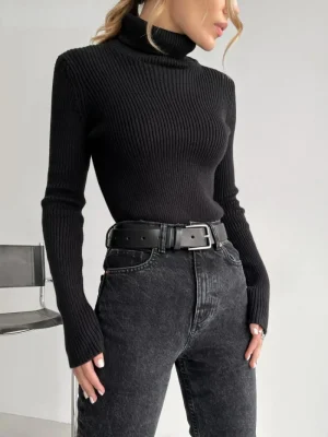 Eco-friendly Slim Soft Warm Turtleneck Sweater