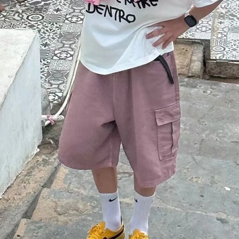 Vintage Oversized Jorts: Y2K Harajuku Cargo Shorts - Image 4