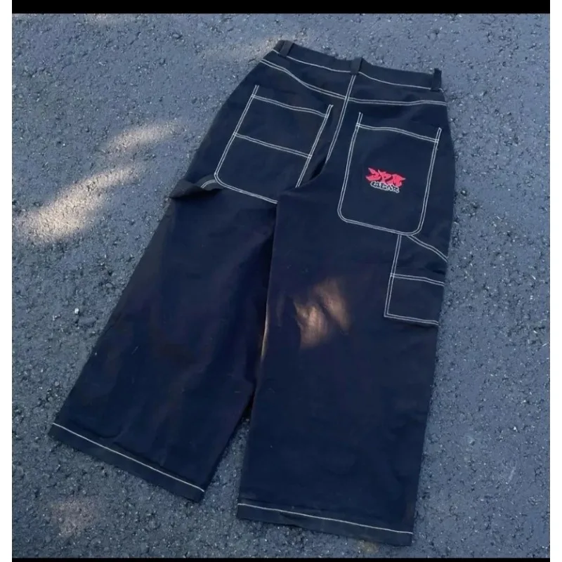 Vintage Hip Hop Oversize Denim Jorts - Image 6