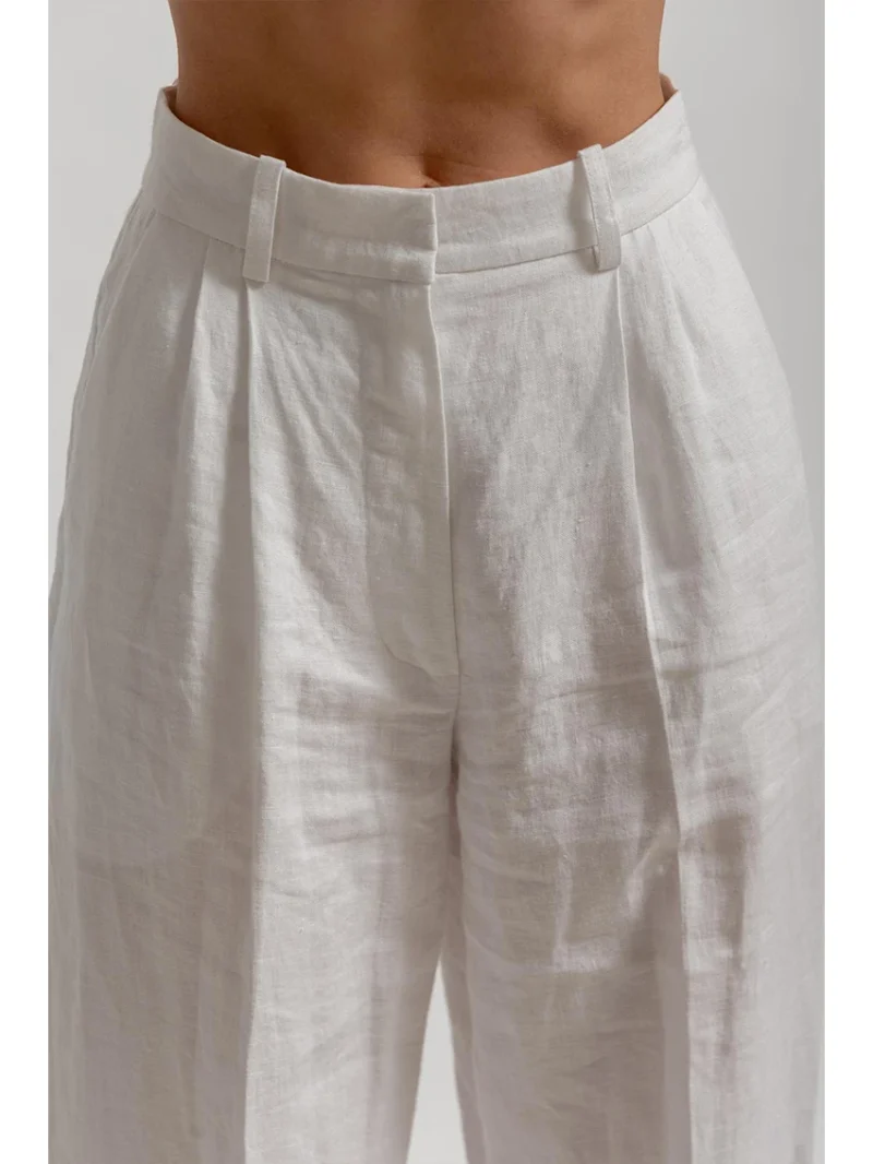 Eco-friendly Cotton Linen Vest Shorts Set - Image 6