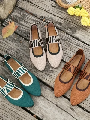 New Slip-On Knitted Mueller Flats