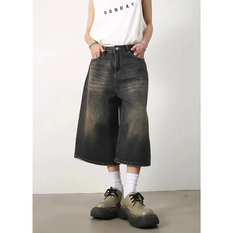 Vintage Loose Jorts Jeans Y2k Streetwear Shorts - Image 4