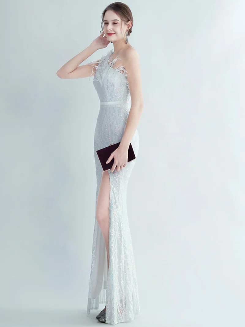 Eco-Friendly Backless Sequin Slip Summer Dress - Image 9