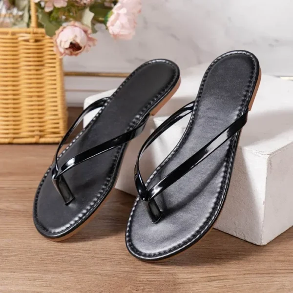 Comfortable Solid Color Casual Slippers - Image 6