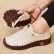 Spring Platform Loafers: Casual Lace-Up Leather Flats