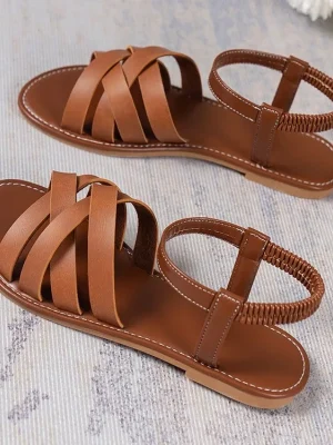 Flat Roman Strap Sandals