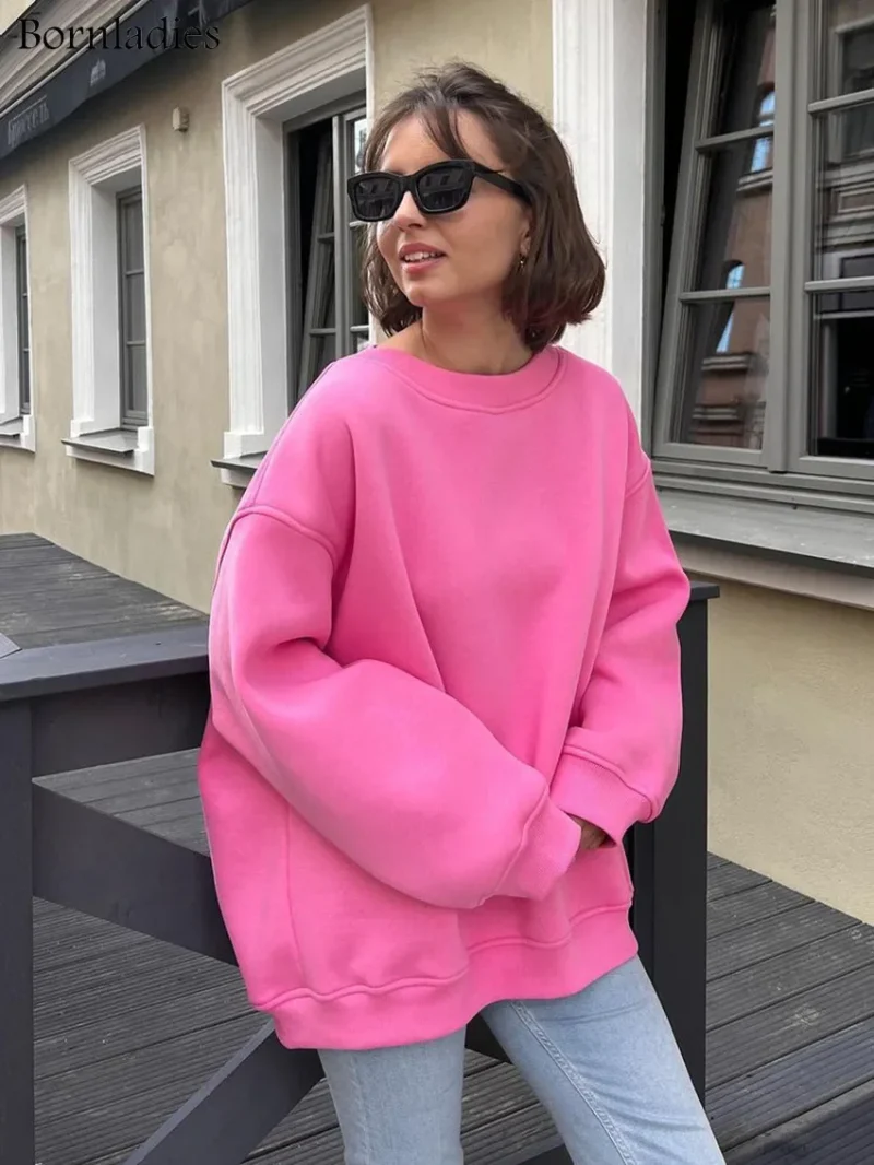 Eco-friendly Oversized Fleece Hoodies - Image 2