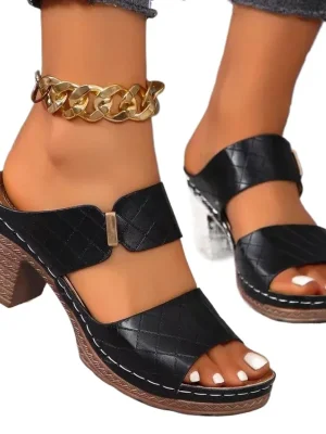 Lightweight Hollow Sandals High Heels