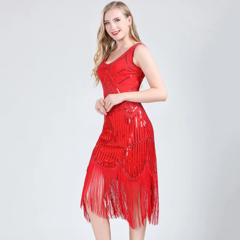 Elegant Sequin Corset Dress - Image 3