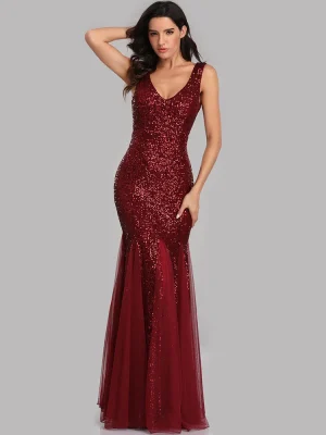 Vintage Sequin Maxi Dress: Sexy Summer Bodycon