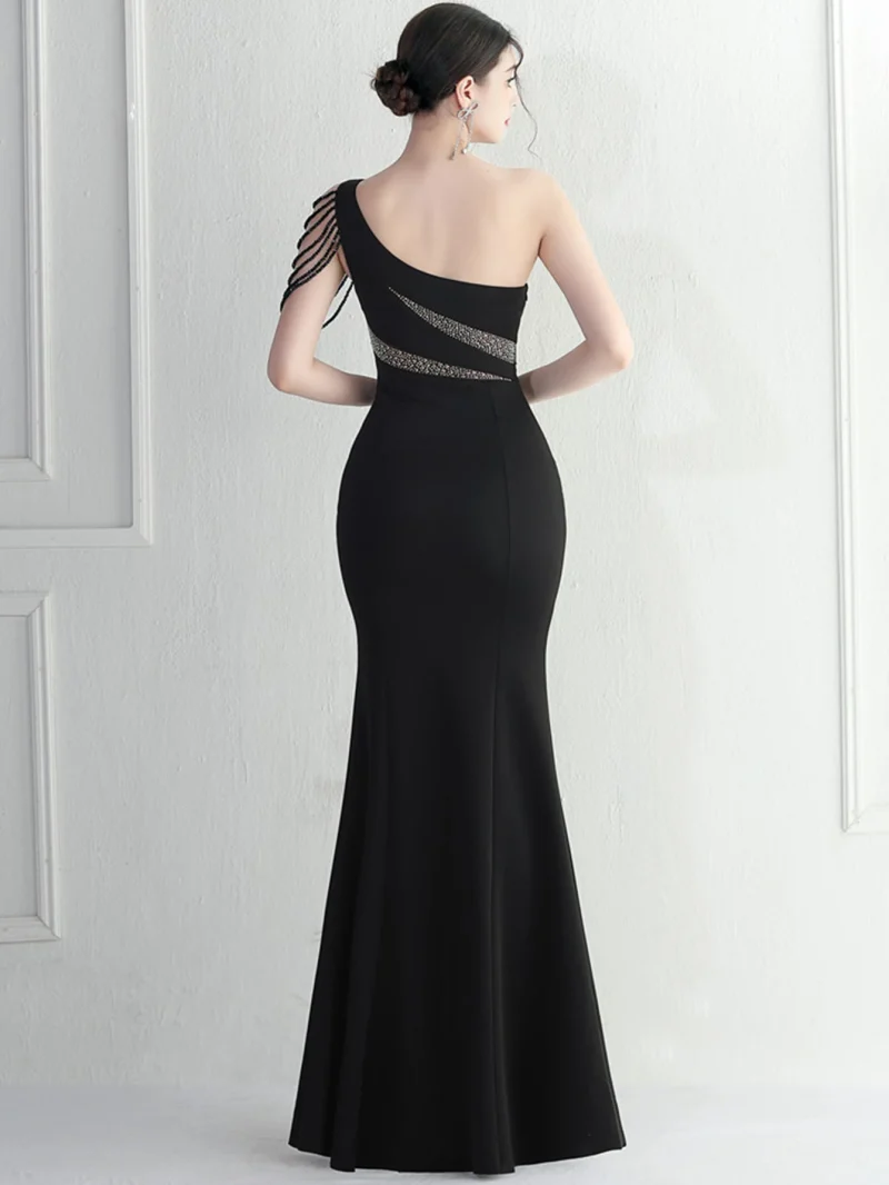 Backless Rhinestone Evening Dresses Women - Image 2
