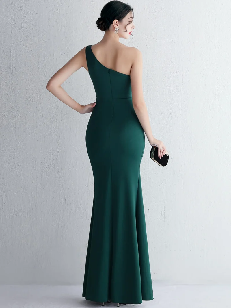 Women's Sexy Backless Black White Maxi Dress - Image 16