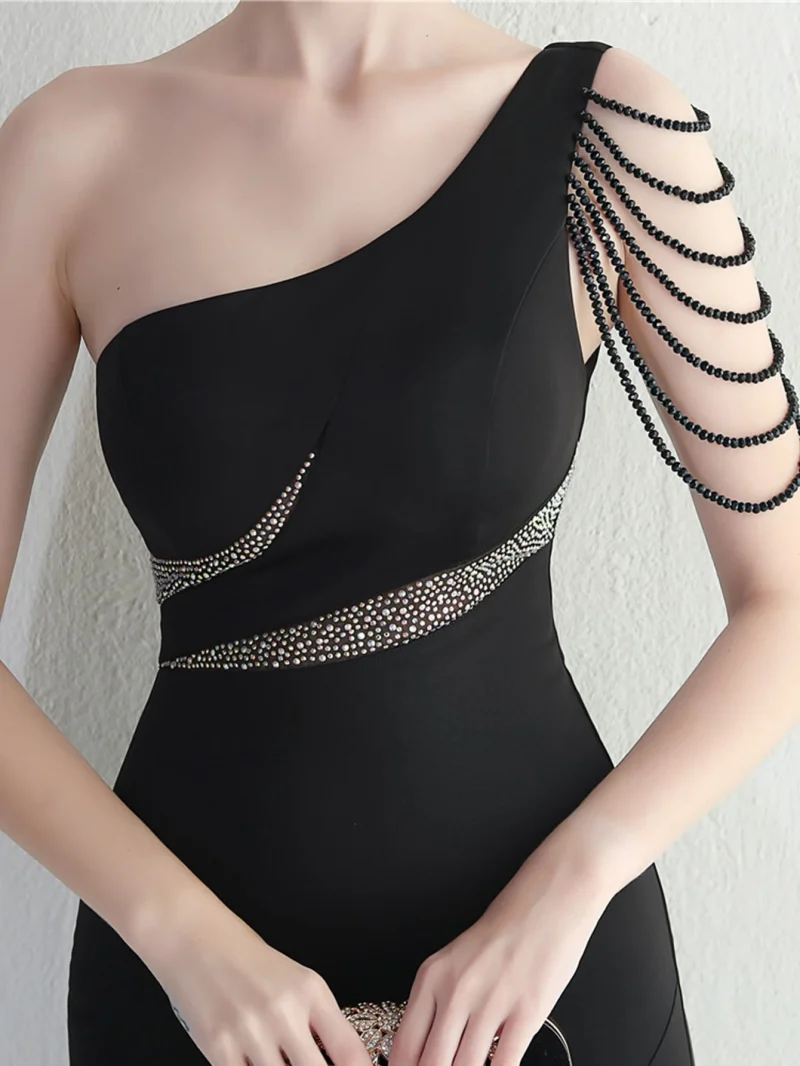 Backless Rhinestone Evening Dresses Women - Image 9