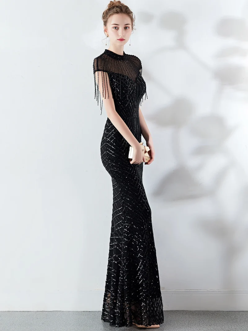 Sexy Sequin Prom Evening Dress - Image 9