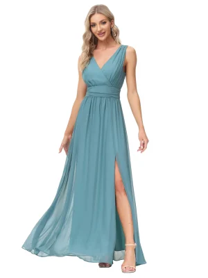 Sexy Backless Chiffon Maxi Summer Dress